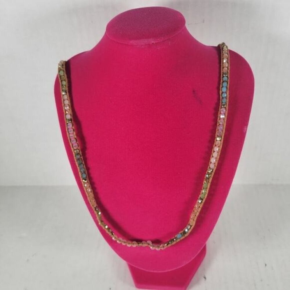 Premier Designs Southwestern Festival Modest Feminine Lashed Beaded Necklace